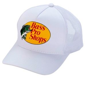 Bass Pro Shops White trucker hat